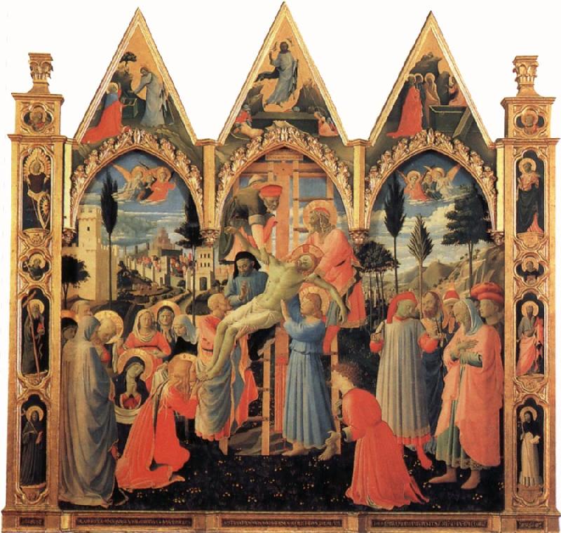 Fra Angelico The Deposition of Christ Sweden oil painting art